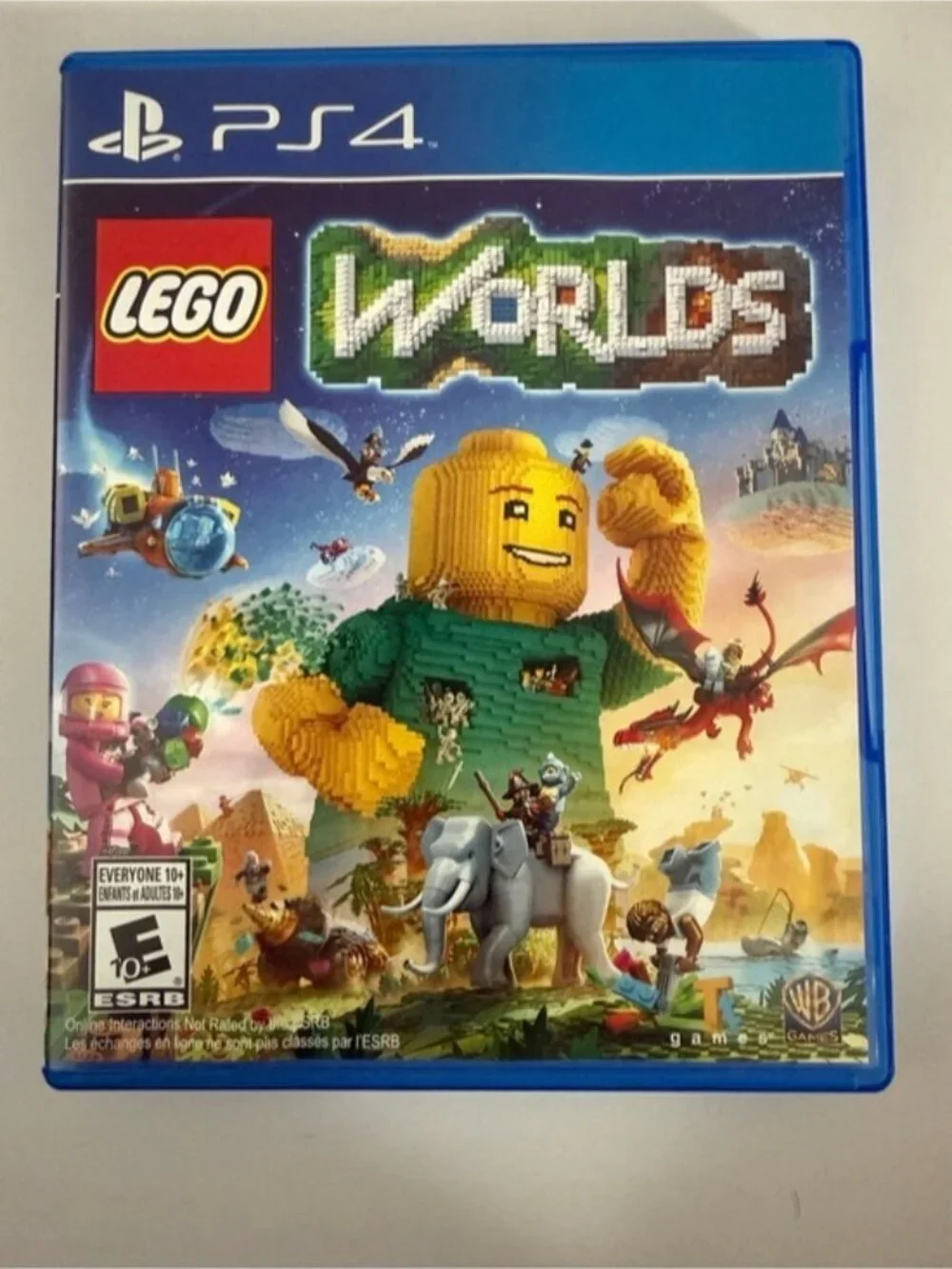 LEGO Worlds PS4 Game Complete w/ Case Disc & Inserts